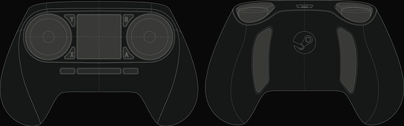Valve giới thiệu Steam Controller: gamepad thế hệ mới, 2 trackpack, màn hình cảm ứng, hack được