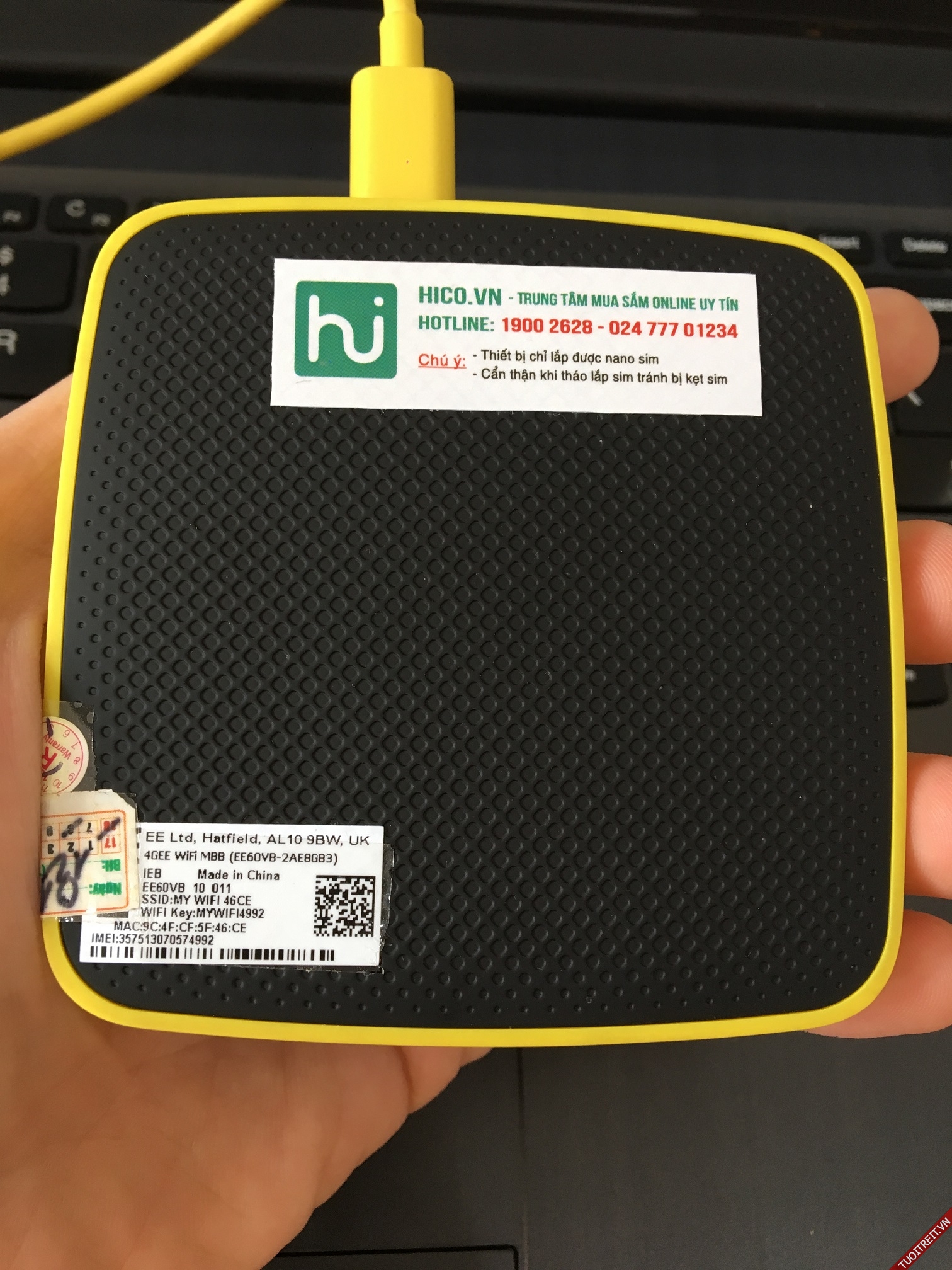 Hướng dẫn - reset modem phát wifi Alcatel Y854 đơn giản