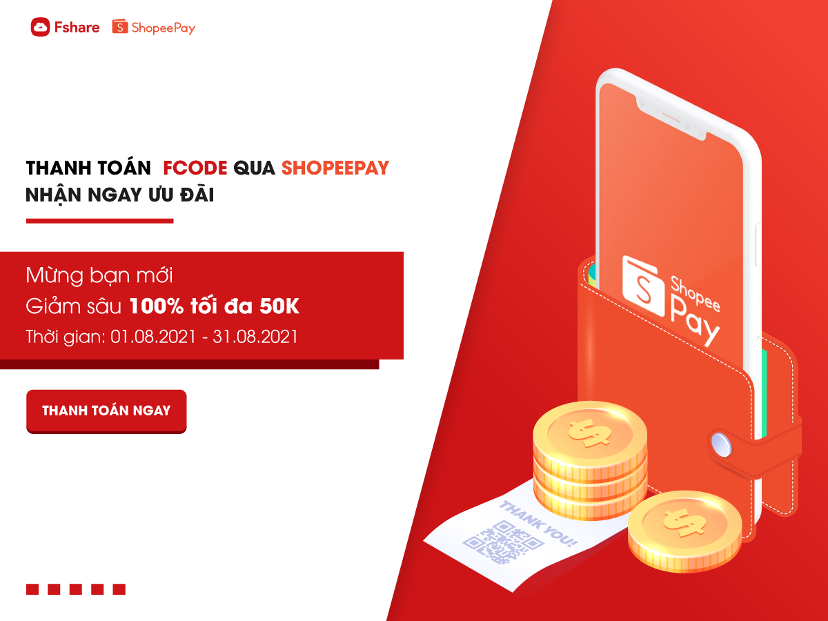 thanh toan fcode qua shopeepay