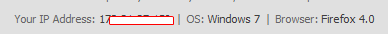 IP Address in Footer for vB 4