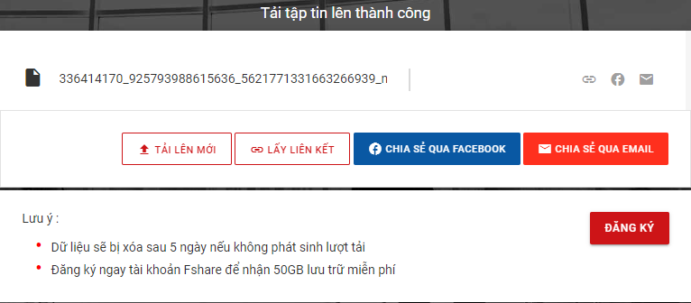 chia sẻ file- fshare