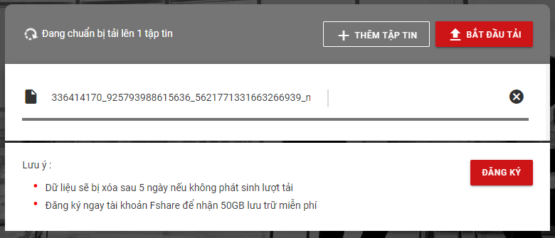 chia sẻ file- fshare